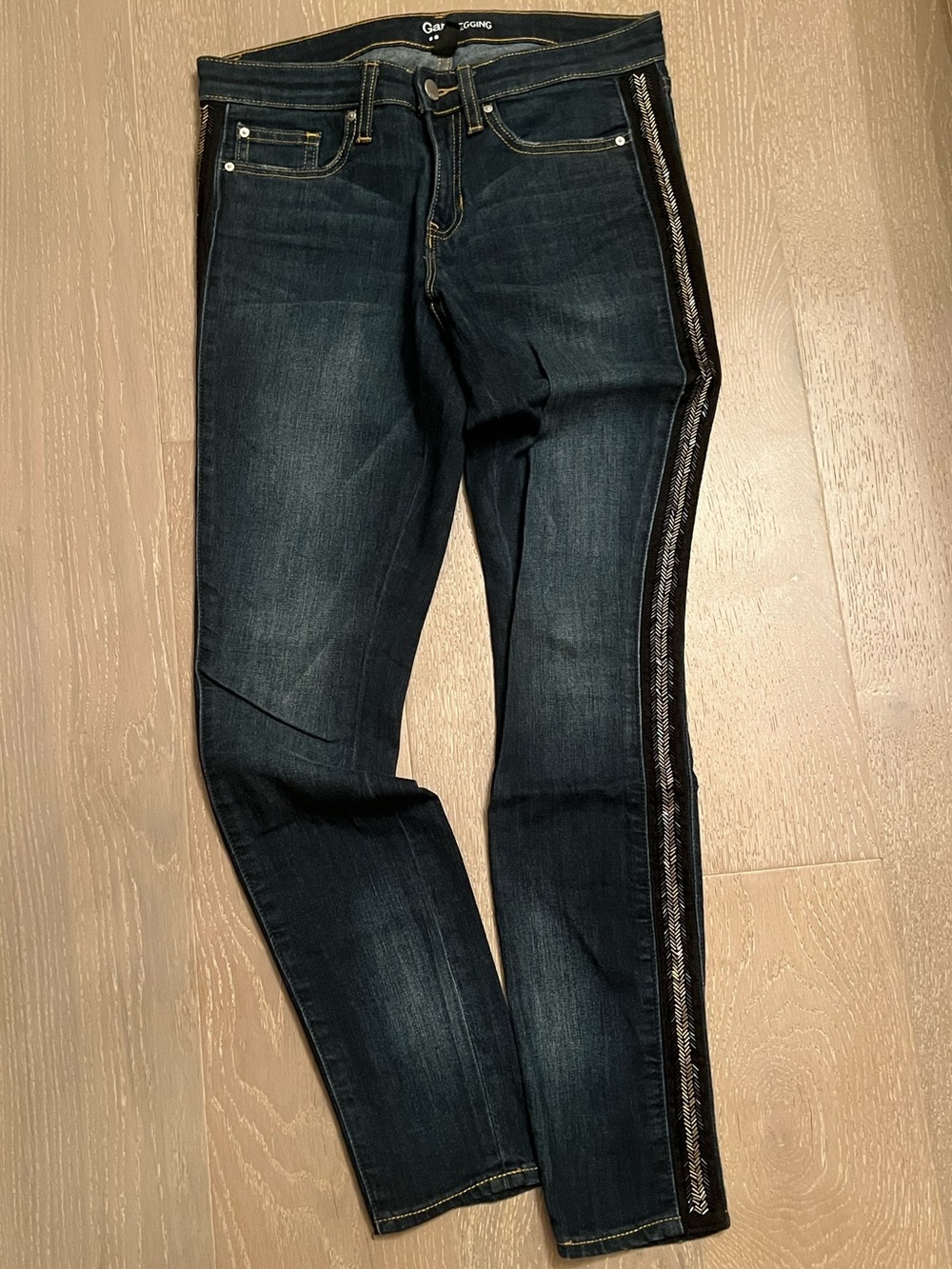 GAP Women’s Skinny Jeans with Sparkled Trim US 2